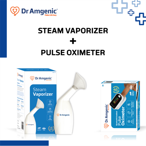 Dr Amgenic Steam Vaporizer and Pulse Oximeter Combo